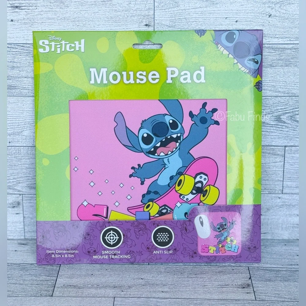 Disney Stich Mouse pad and wireless Mouse Set